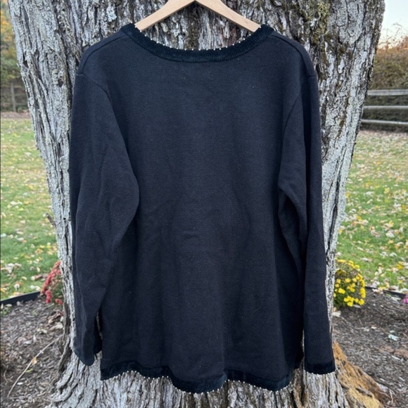 Vintage Quaker Factory Holiday Christmas Tree Sweater - Picture 2 of 4